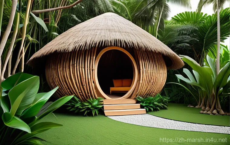 마셜 제도에서의 독특한 건축 양식 - **A Serene Stilt Home by the Turquoise Lagoon**
    An idyllic, traditional stilt house in the Marsh...