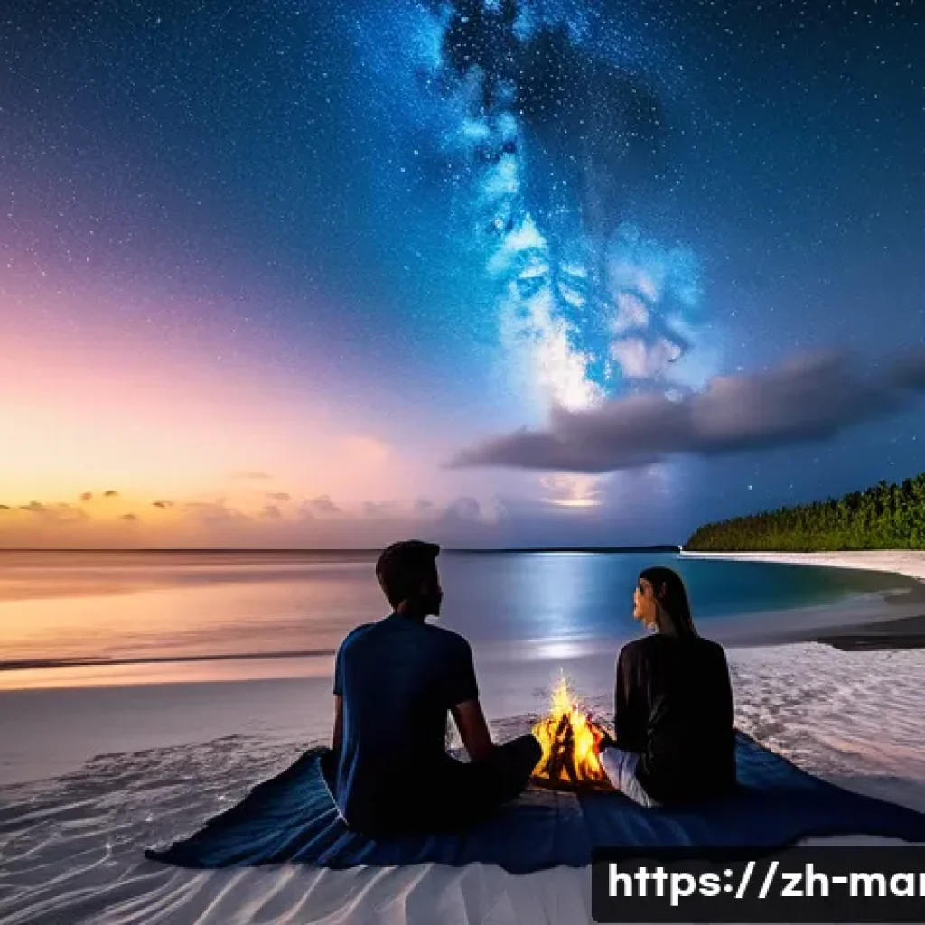 마셜 제도에서의 캠핑 가능 여부 - **A tranquil night scene on an untouched beach in the Marshall Islands.** A lightweight, waterproof ...